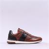 Ambitious Slow Side Panel Laced Trainer - Cognac